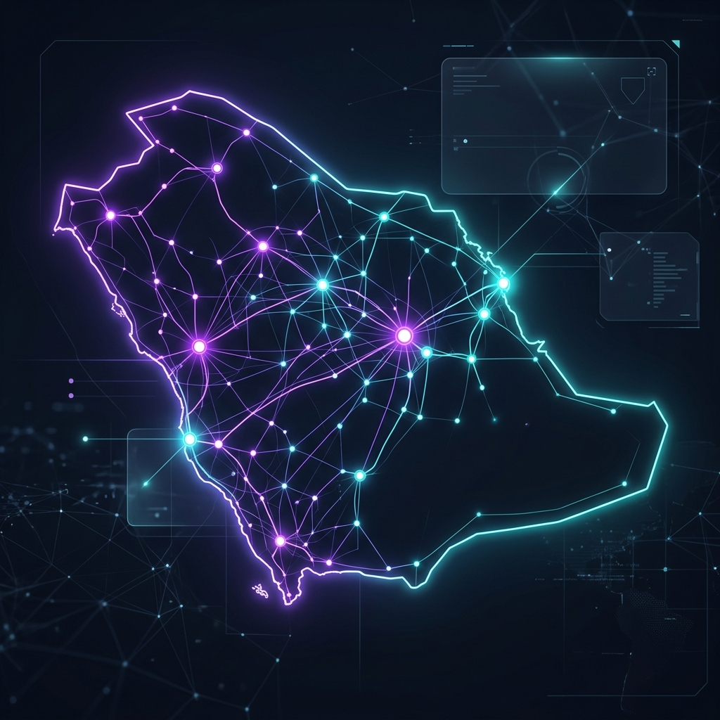 Saudi Arabia Logistics Map